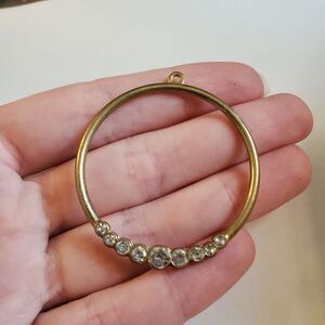 AUSTRIAN crystal wreath necklace pendant